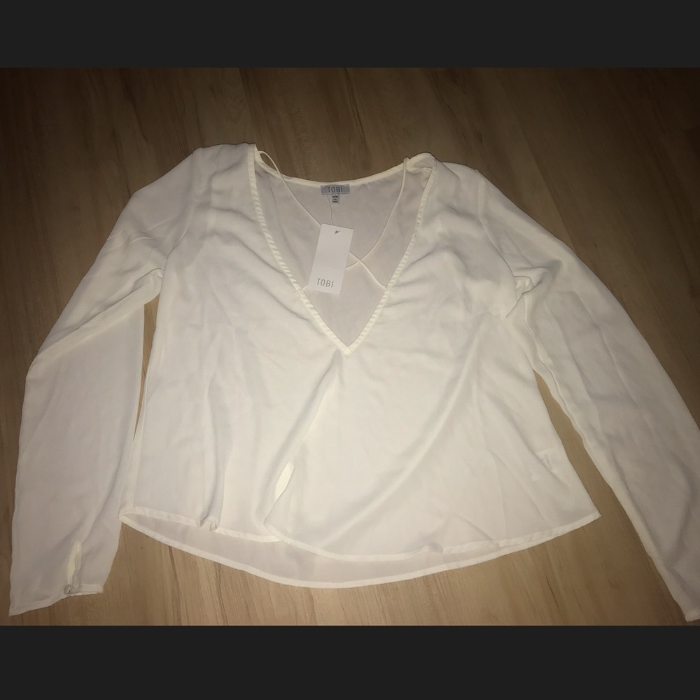 White Tobi Blouse